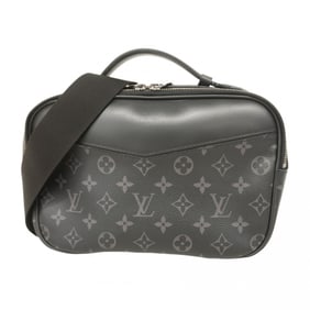Louis Vuitton Monogram Eclipse Bum Bag M42906 Black/Grey Men's