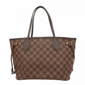 Louis Vuitton Damier Neverfull PM Tote Bag N41359 Ebene for Women