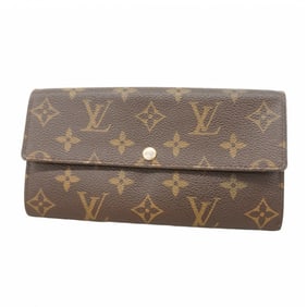 Louis Vuitton Monogram Portefeuille Sarah Long Wallet M61734 Brown Women's