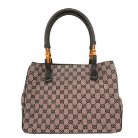 Gucci GG Canvas Bamboo Tote Bag 112526 Pink Women's P1379624