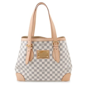 Louis Vuitton Damier Azur Hampstead MM Shoulder Bag N51206 LOUIS VUITTON Tote