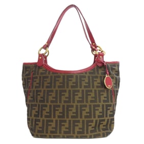 Fendi Zucca Print Tote Bag Canvas/Leather Women's FENDI