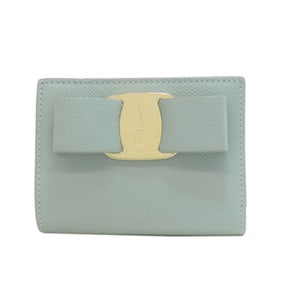 Salvatore Ferragamo Vara Ribbon Bifold Wallet Leather Women's
