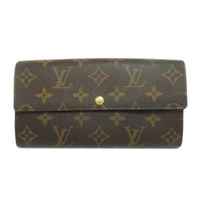 Louis Vuitton M60232 Portefeuille Sarah Furli Long Wallet Monogram Canvas Women's LOUIS VUITTON