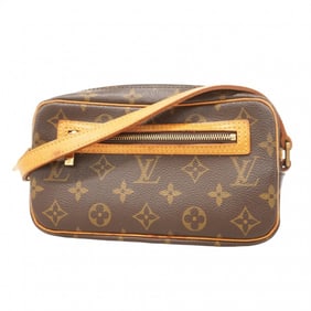 Louis Vuitton Monogram Pochette Cite Shoulder Bag M51183 Brown Women's