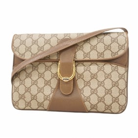 Gucci Shoulder Bag GG Supreme Old 904 02 025 Brown Women's