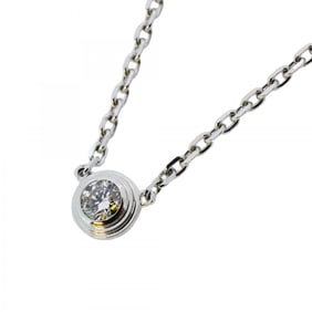 Cartier Diamant Legends XS Necklace, 1PD, 18K White Gold with Diamonds, Women's