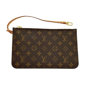 Louis Vuitton Neverfull MM Pouch Only Monogram Canvas M40995 Brown SF2199 Unisex