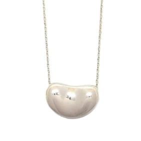 Tiffany & Co. Bean Necklace SV925 8.1g Silver Large Elsa Peretti
