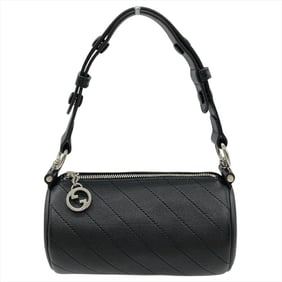 Gucci Blondie handbag leather black ladies