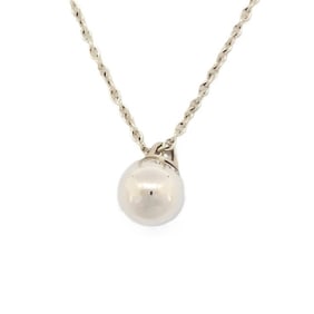 Tiffany & Co. Hardware Ball Necklace SV925 3.5g Silver