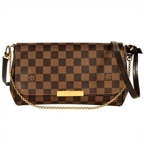 Louis Vuitton LOUIS VUITTON Favorite MM Shoulder Bag Damier Ebene N41129