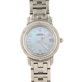 Hermès Clipper Nacle CL4.210 Stainless Steel Quartz Watch