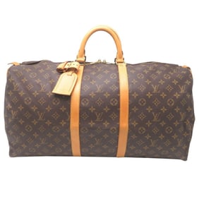 Louis Vuitton Keepall 55 Boston Bag for Women and Men, M41424, Monogram Brown