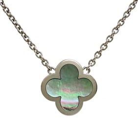 Van Cleef & Arpels Pure Alhambra Pendant with Mother of Pearl, Women's Necklace, VCARA38600, 750