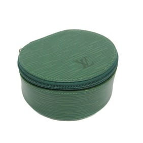 Louis Vuitton Epi Jewelry Case 12 M48204 Jewelry Case Borneo Green Epi Leather