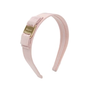 Salvatore Ferragamo Vara Cotton,Metal Women's Alice Band Light Pink