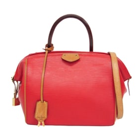Louis Vuitton Epi Dock PM M93246 Women's Handbag,Shoulder Bag Coquelicots,Red Color