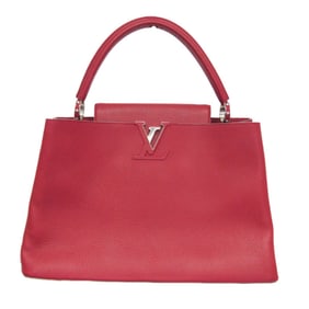 Louis Vuitton Parnassea Capucines GM M48871 Women's Handbag Red Color