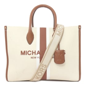 Michael Kors Striped Canvas Tote Bag for Women