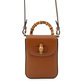 Gucci Bamboo Mini Leather Shoulder Bag 702106 GUCCI 3-way bag Handbag Backpack