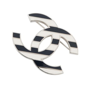 Chanel Brooch Coco Mark Border 16S CHANEL