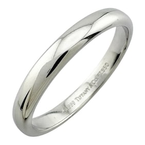 Tiffany Classic Band Ring, size 18.5, Pt950 platinum, unisex, TIFFANY & Co.