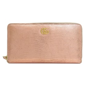 Gucci 456117 Double G Leather Long Wallet for Women