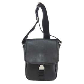 Prada shoulder bag with metal hardware, calf leather, women's PRADA