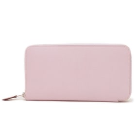 Hermes Hermès Azap Long Silk-in Wallet, Epson, Mauve Pale, W Stamp