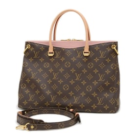 Louis Vuitton Monogram Pallas Handbag/Shoulder Bag Rose Poodle M43400