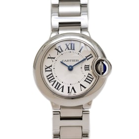 Cartier Ballon Bleu Women's Silver Dial Quartz Watch W69010Z4