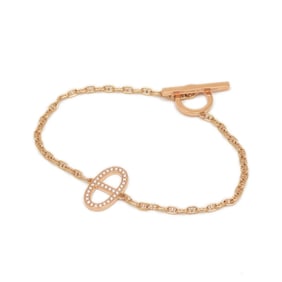 Hermes Chaine d'Ancre Contour Bracelet in 18K Gold