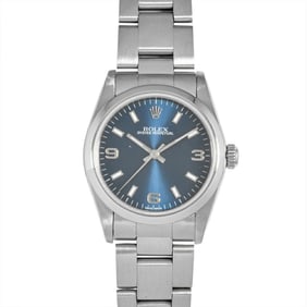 Rolex ROLEX 77080 Oyster Perpetual K series (manufactured in 2001) Automatic watch Blue dial Men's
