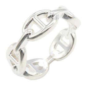Hermes Hermès Chaine d'Ancre Ring, 925 Sterling Silver, Women's, 24AF344678