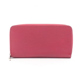 Louis Vuitton Zippy Wallet, Round Long Epi Leather, Women's, Pink, M60305
