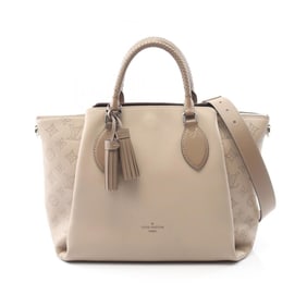 Louis Vuitton Haumea Mahina Leather Handbag, Beige, Women's, M55031