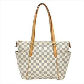 Louis Vuitton Totally PM Tote Bag Damier Azur N41280 White FL4058 Women's