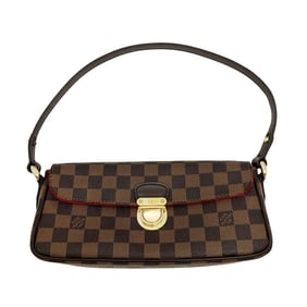 Louis Vuitton Ravello PM Shoulder Bag Damier Ebene N60007 Brown FL0055 Women's