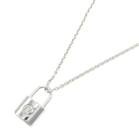 Louis Vuitton Lockit Pendant Necklace, 925 Sterling Silver, for Men and Women