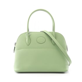 Hermes Hermès Bolide 27 handbag, leather, Epsom women's, green