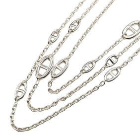Hermes Hermès Farandole Long Necklace, 925 Sterling Silver, Men's and Women's
