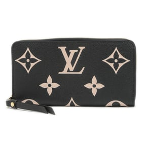 Louis Vuitton Empreinte Zippy Wallet Long Black Beige M80481