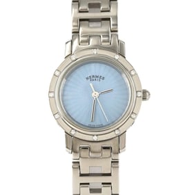 Hermès Clipper Nacle 12P CL4.230 Stainless Steel Quartz Watch