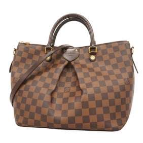Louis Vuitton Damier Siena MM Ebene Handbag N41546, 2-Way Bag for Women