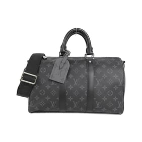 Louis Vuitton Monogram Eclipse Keepall Bandouliere 35cm M46655 Boston Bag