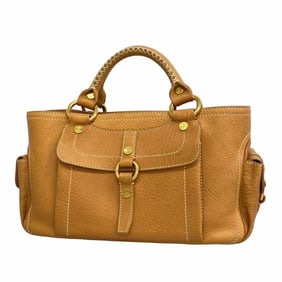 Celine Boogie Leather Light Brown Women's Handbag