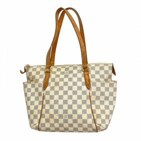 Louis Vuitton Damier Azur Totally PM Tote Bag N51261 White Women's