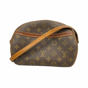 Louis Vuitton Monogram Blois Shoulder Bag M51221 Brown Women's