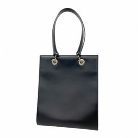 Cartier Panther Handbag Leather Black Women's
